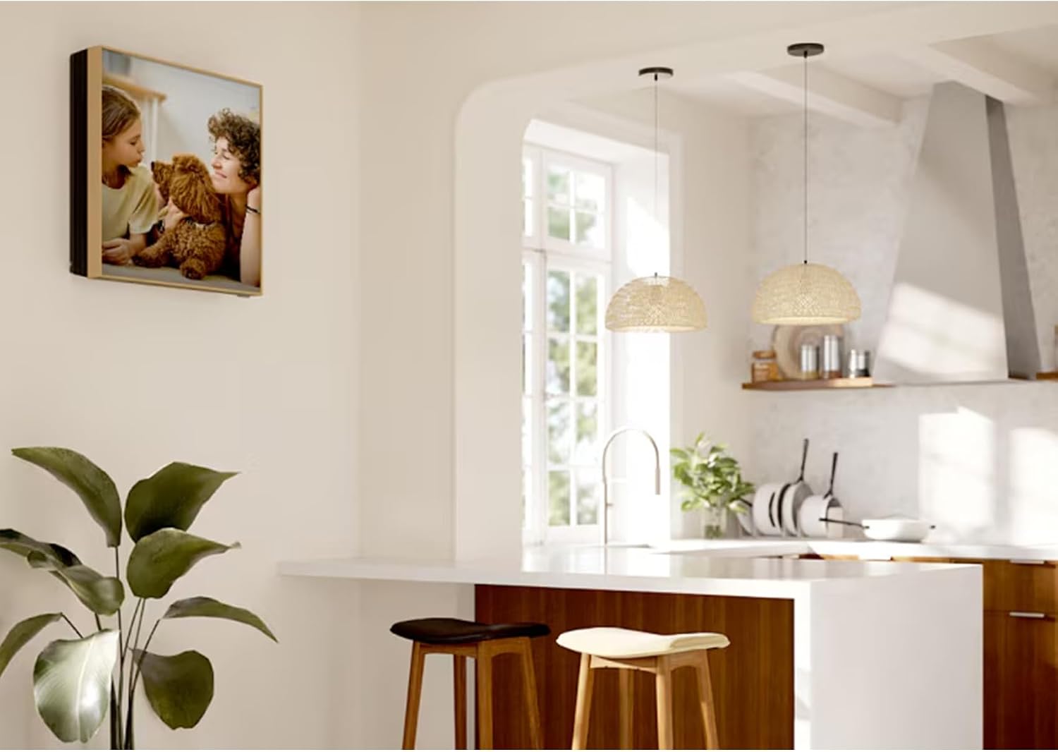LG Mono Split Klimaanlage ArtCool Gallery Photo A12GA1, Wandklimagerät 12000 Btu mit Wärmepumpe, Personalisierbares Frontpanel, WiFi, A++/A+