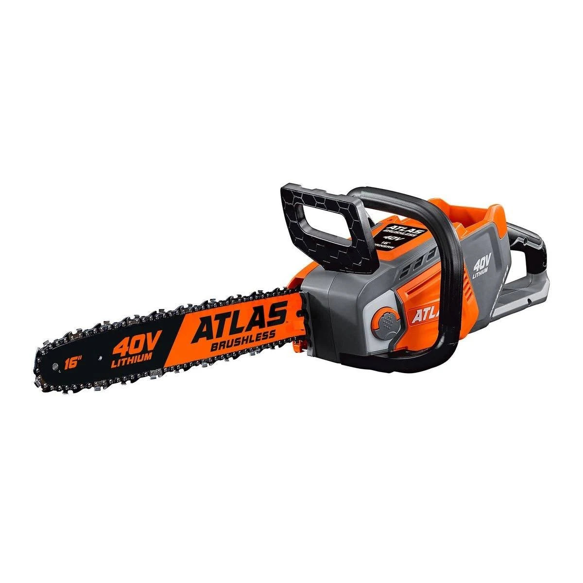 Atlas 40 V borstelloze accu-kettingzaag, 16 inch �C alleen gereedschap