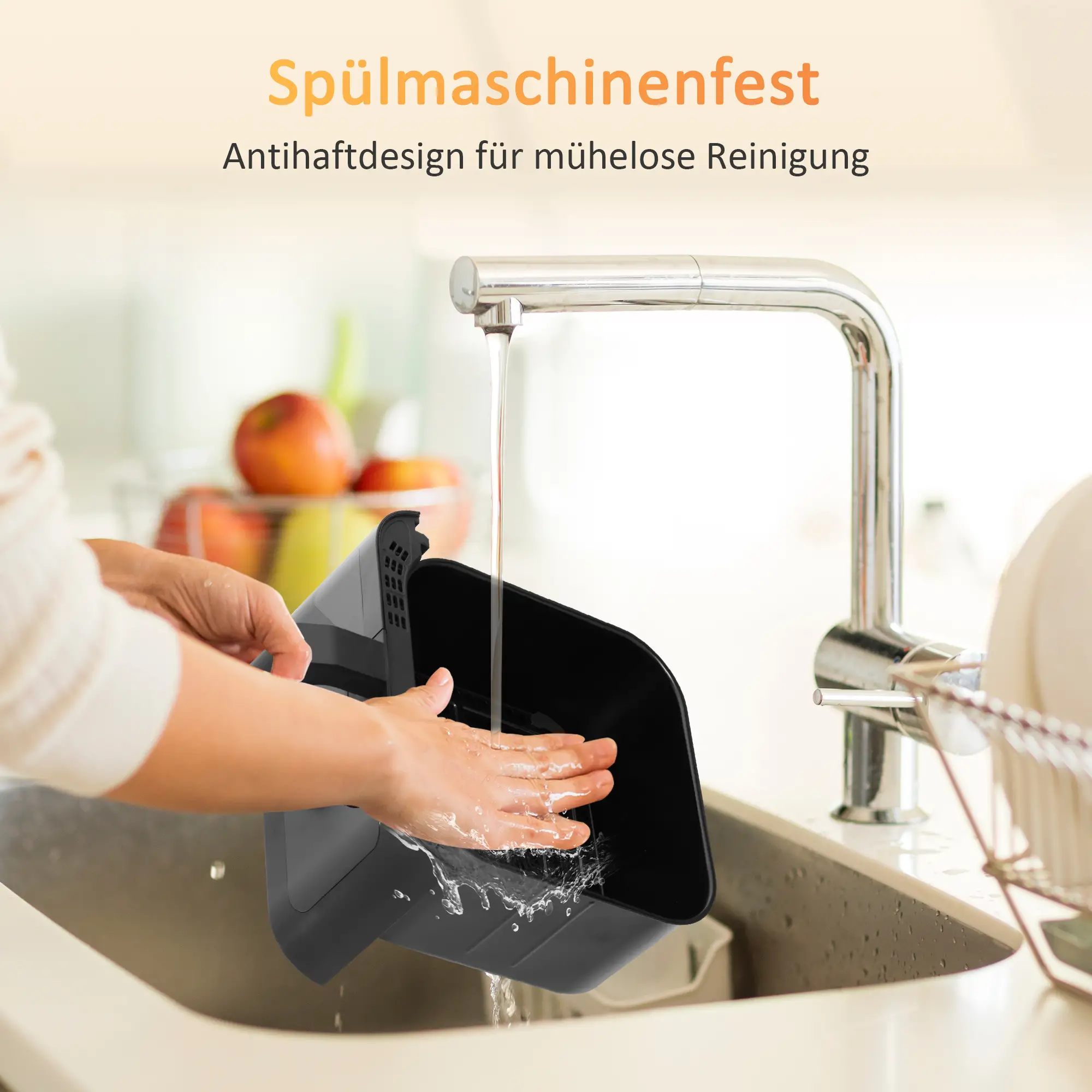 HOMCOM heteluchtfriteuse airfryer vetarm snel koken