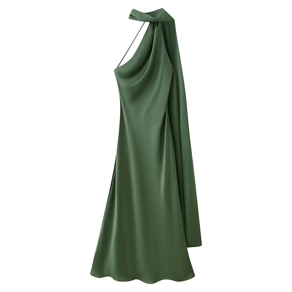 Luxuri?ses Satin-Maxikleid f��r festliche Anl?sse