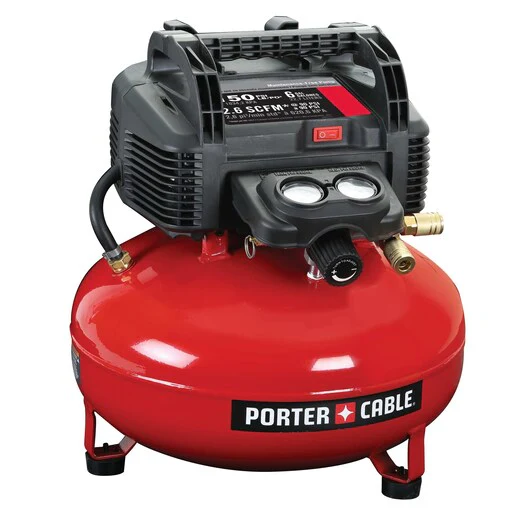 Porter Cable 6-Gallon Olievrije Pancake Compressor C2002
