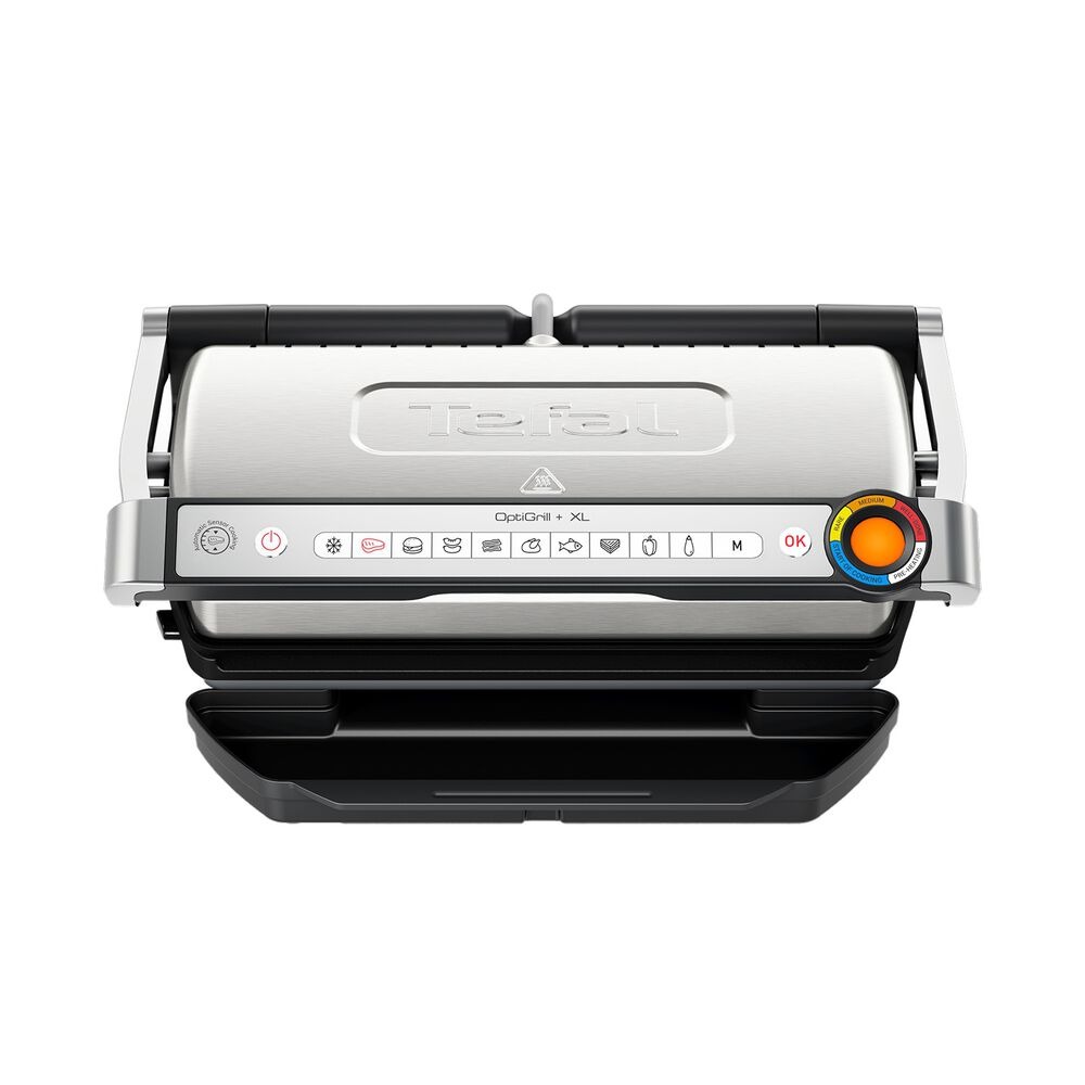 Grill elektryczny Tefal Optigrill +XL, 2000 W, srebrno-czarny