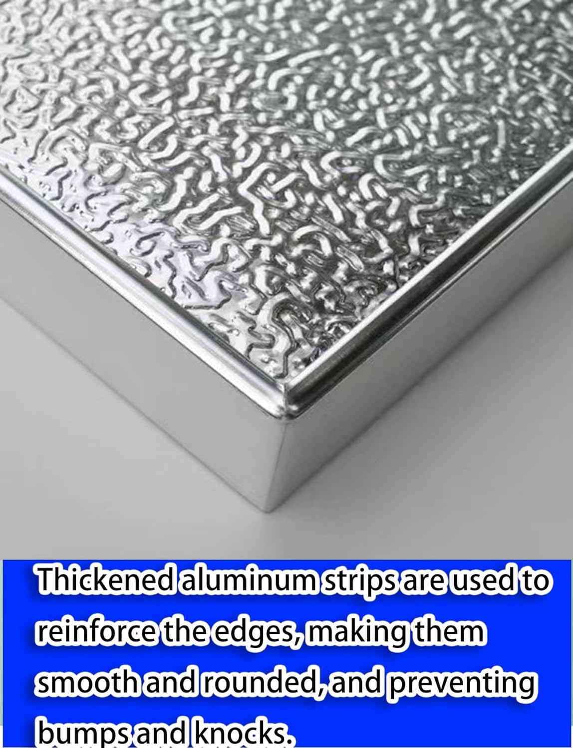 Kühlschrank-Dämmplatte, Selbstklebende magnetische Hitzeschildplatte aus Aluminium for die Küche in verschiedenen Größen(Adhesive-backed,50x60cm)
