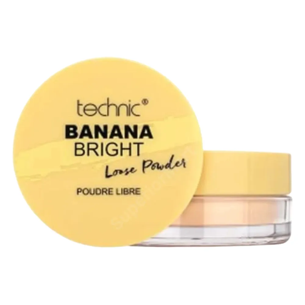 Technic Banana Loose Powder Setting - Yellow Mattifying & Colour Correcting