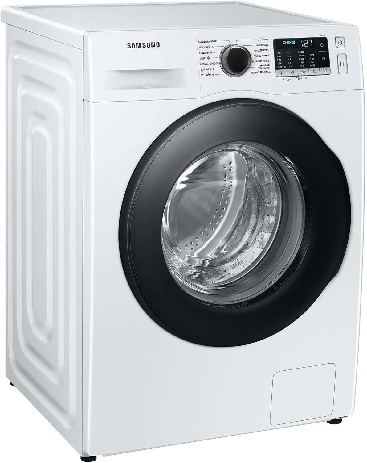 Samsung WW90T4048EE/EG Waschmaschine, 9 kg, 1400 U/min, Ecobubble, Hygiene-Dampfprogramm, FleckenIntensiv-Funktion, Digital Inverter Motor, Wei?