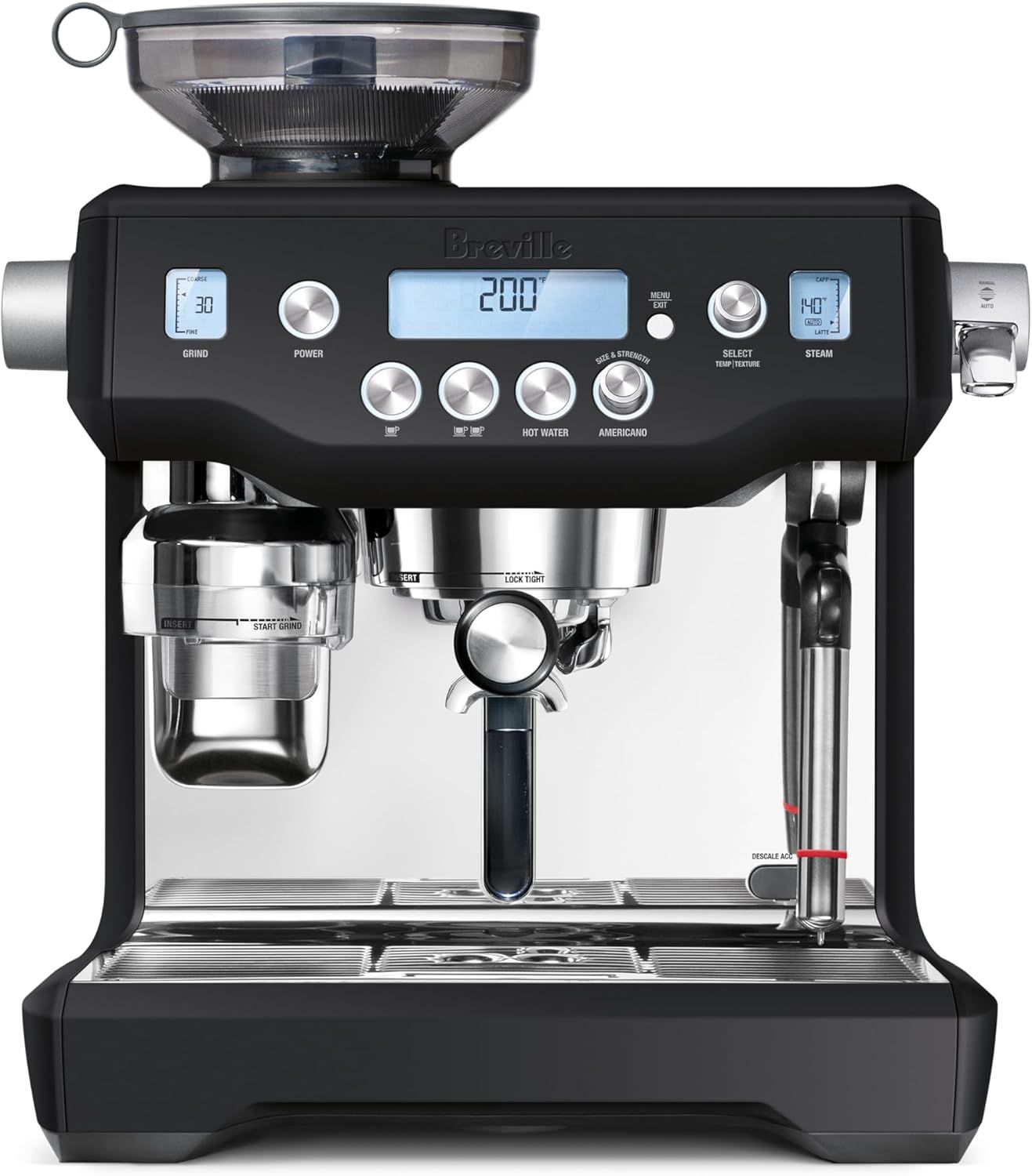 Breville Oracle Automatic Espresso Machine, Black Truffle