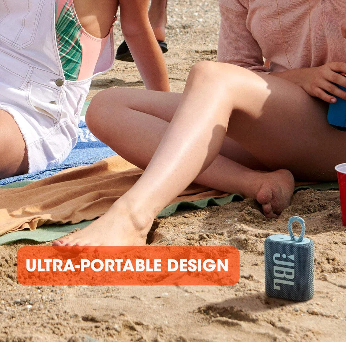 JBL Go 3 - Draagbare Mini Bluetooth Speaker, krachtig geluid en krachtige bas, IP67 waterbestendig