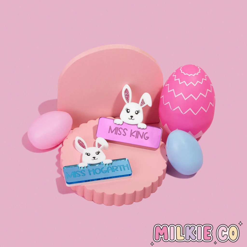 Bunny Name Badge
