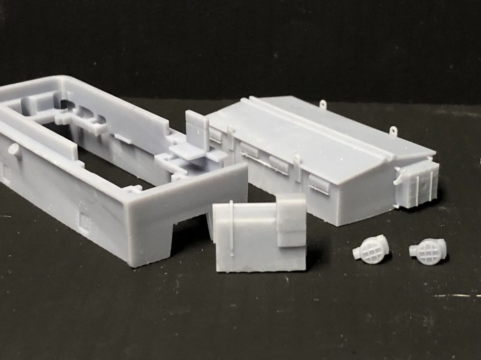 OO9 Baguley Drewy electric loco kit - fits onto a KATO 109 chassis - 009