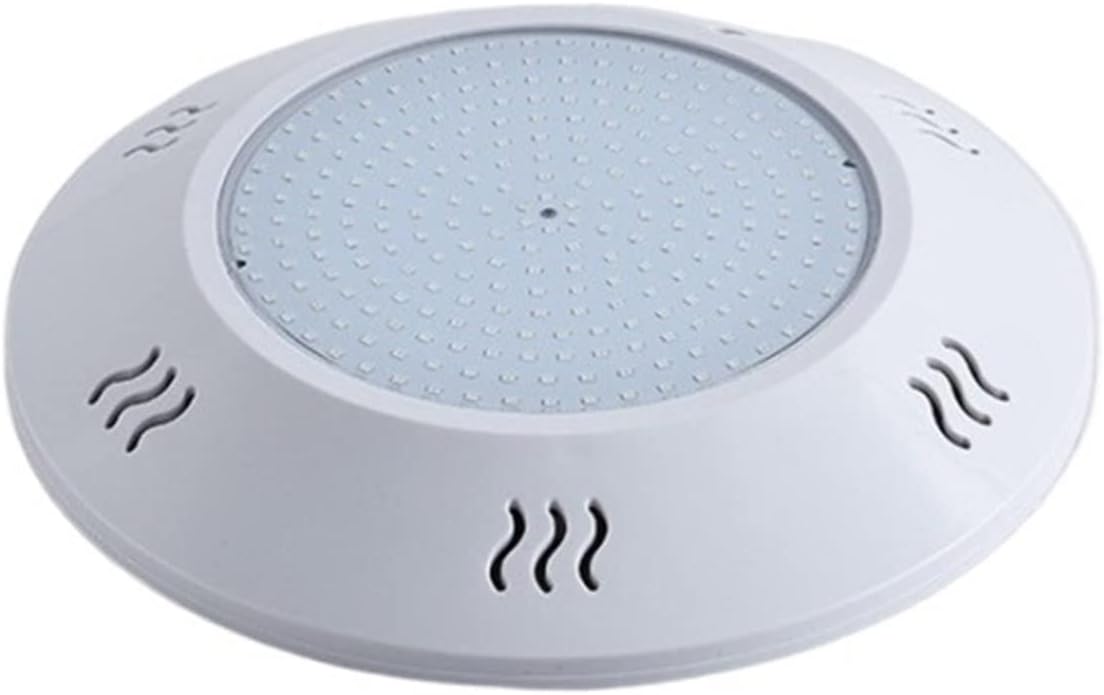 Mit Harzkleber gefüllte Schwimmbadbeleuchtung, LED-Unterwasserbeleuchtung, IP68, AC12V, RGB-Farbwechsel-Poollampen, superheller LED-Scheinwerfer Eine AtmosphäRe Schaffen(Cold White,35W)