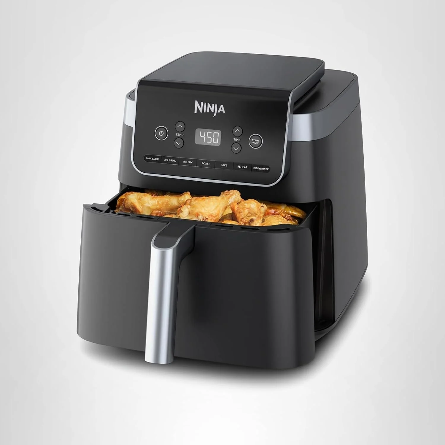 Ninja 4-in-1 Pro Air Fry,Roast,Reheat,Dehydrate 5QT Capacity fits up to 4lbs of French Fries