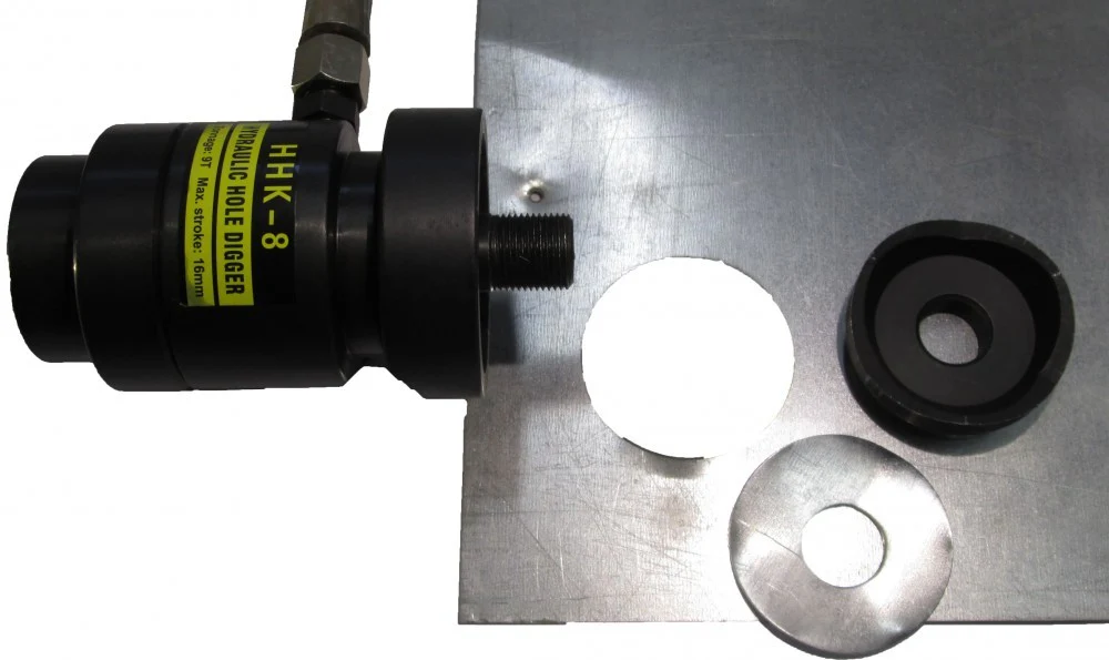 2025 hydraulische ponsmachine, plaatpons (9T / ?16-51mm) (K-8-A)