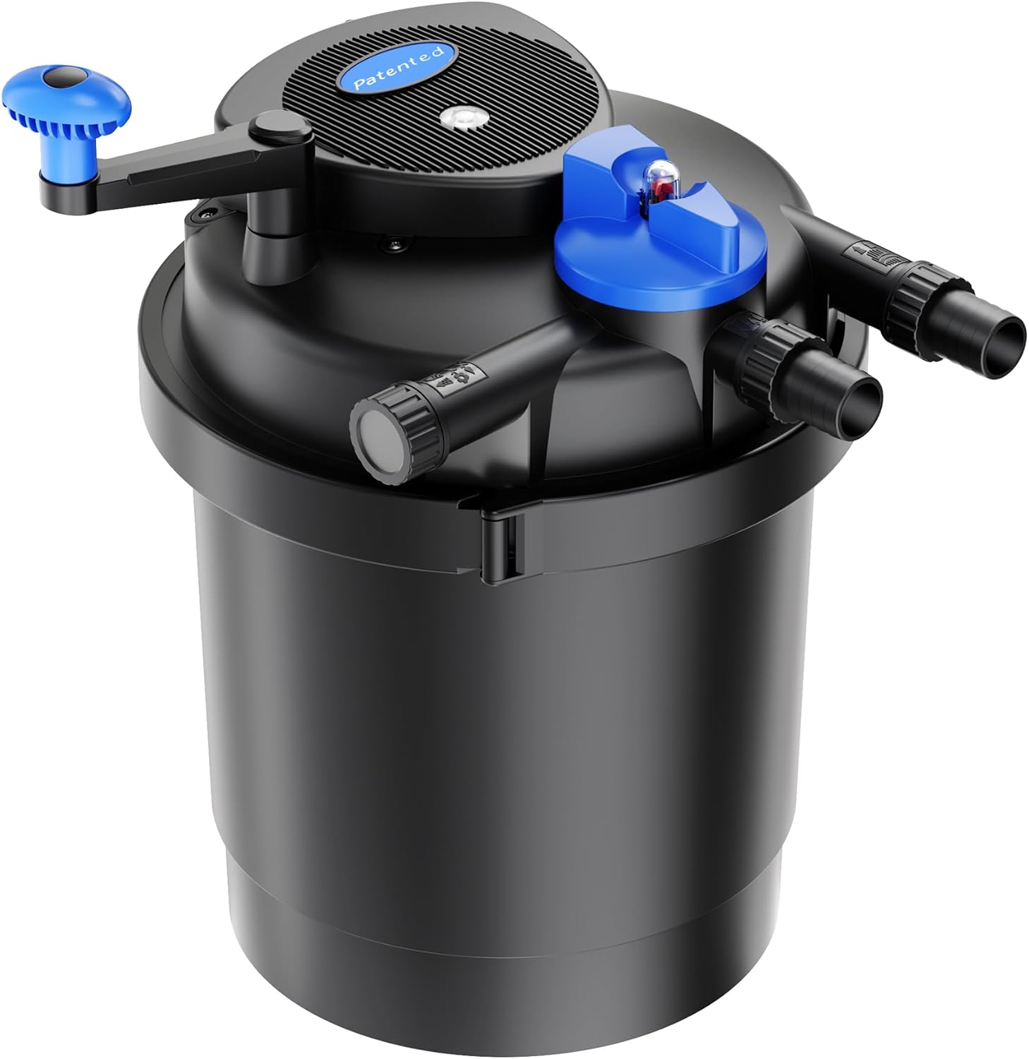 SunSun CPF-2500 Druckteichfilter 6000 l/h / 11 W UVC Einheit, Teichdruckfilter für Teiche bis 6000 Liter, Teichklärer, Filteranlage