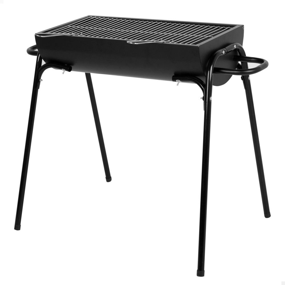 Przenośny grill stalowy 91x33x71 cm - Aktywny. Czarny