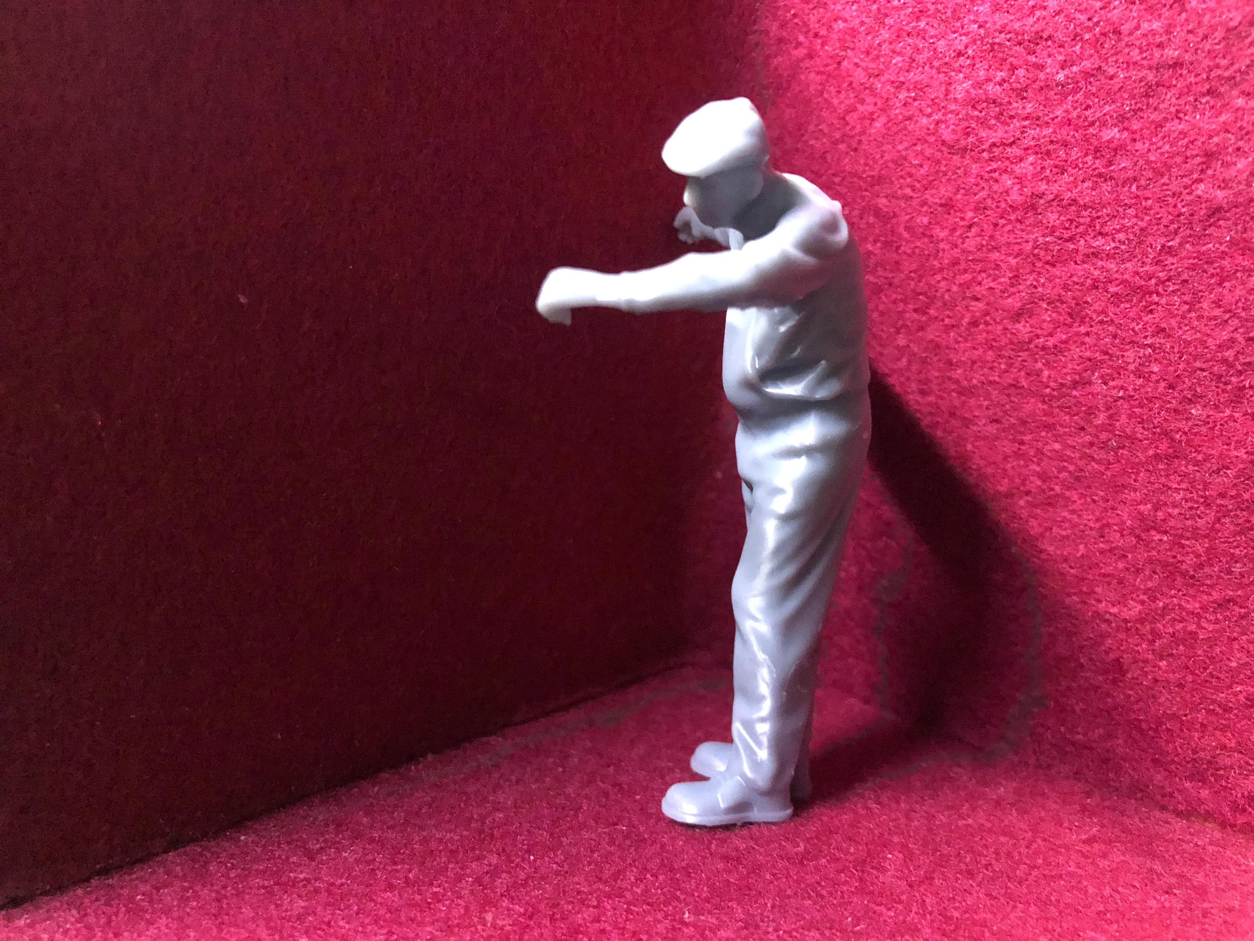 G-Scale driver figure - 3D scan of a real person - D029 (also GN15)