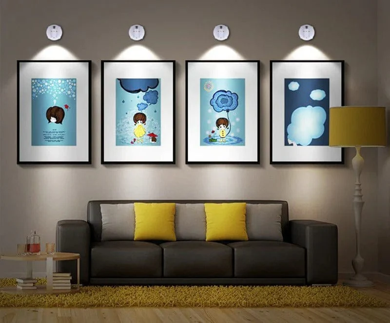 LumiAura BeamLite LED Spotlight | Cordless Dimmable Light with Remote Control