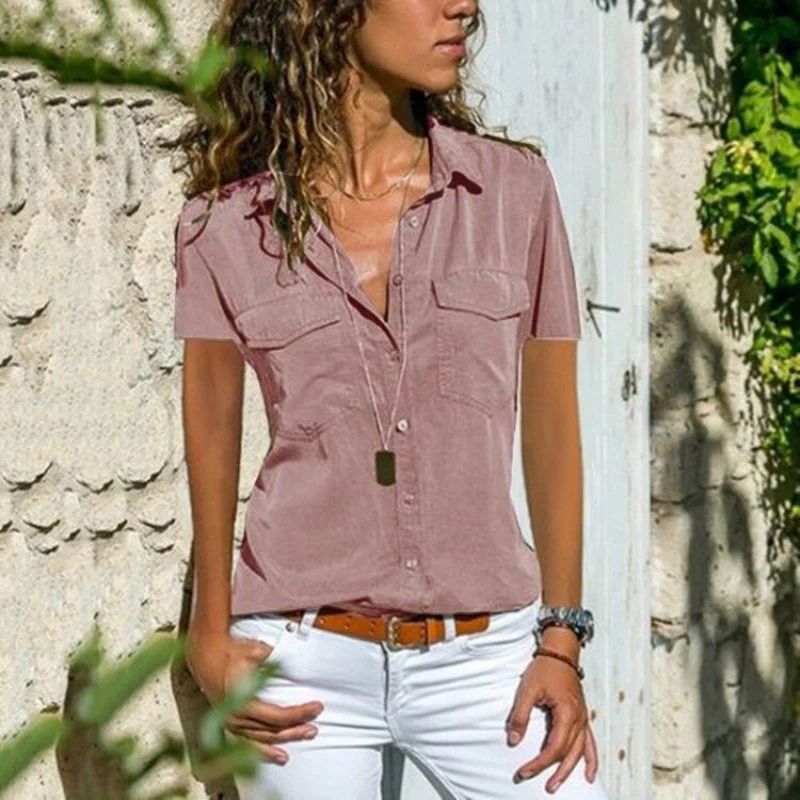 Florence - Kurz?rmelige Streetwear-Bluse