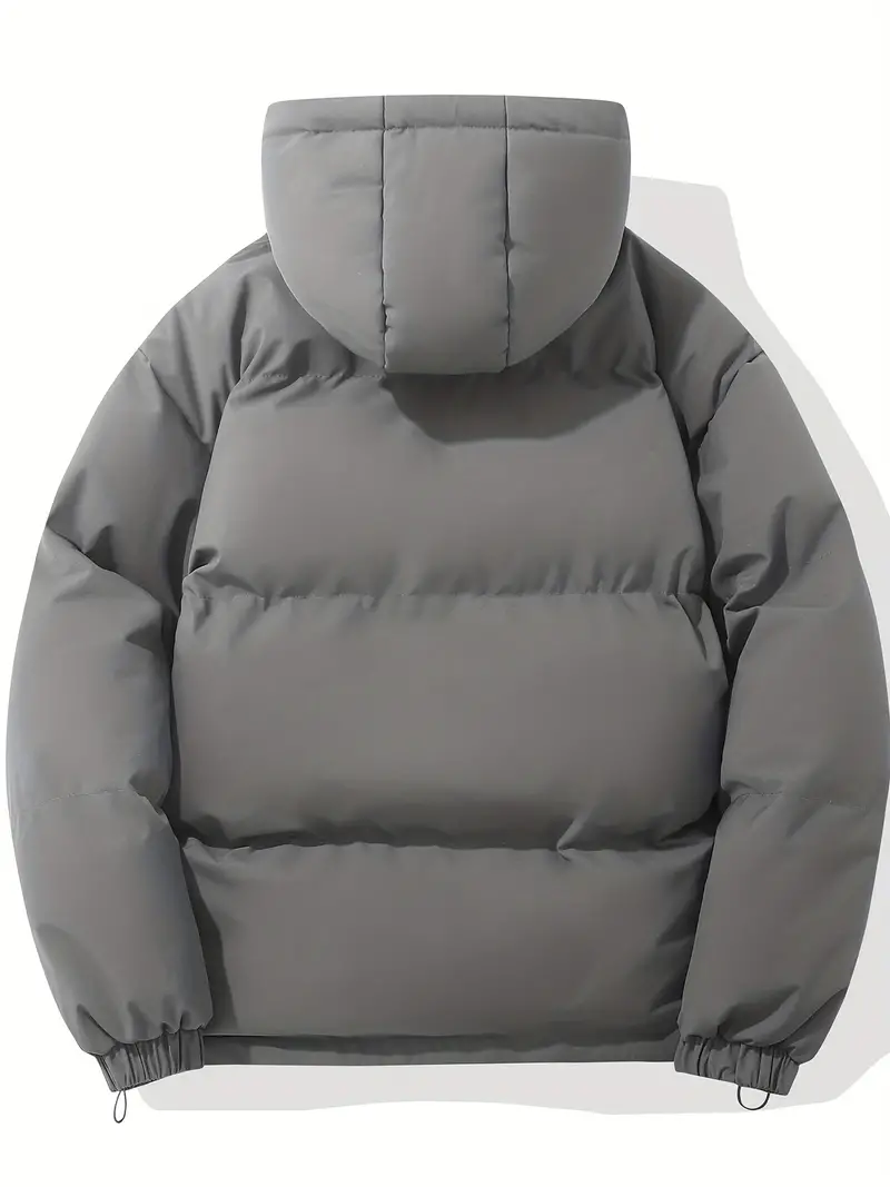 Warme Daunenjacke mit Kapuze f��r Herren | Wintermantel im klassischen Design
