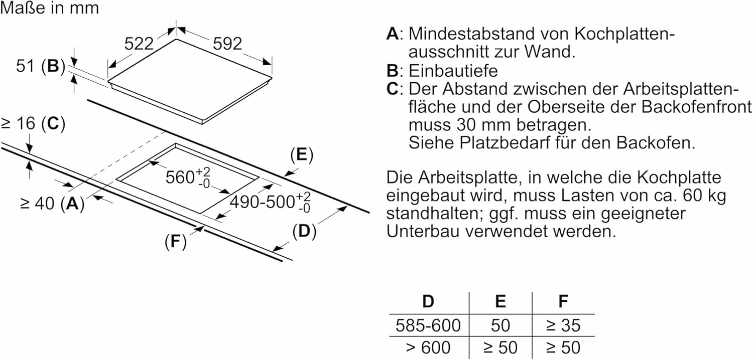 Siemens EQ522IA01, Einbauherd-Set, Bestehend aus HE517GBS4 Herd, 60 x 60 cm, 3D Hei?luft, Selbstreinigung, Clip Auszug & EI645CFB6E Induktionskochfeld, Br?terzone, powerBoost, Edelstahl Rahmen