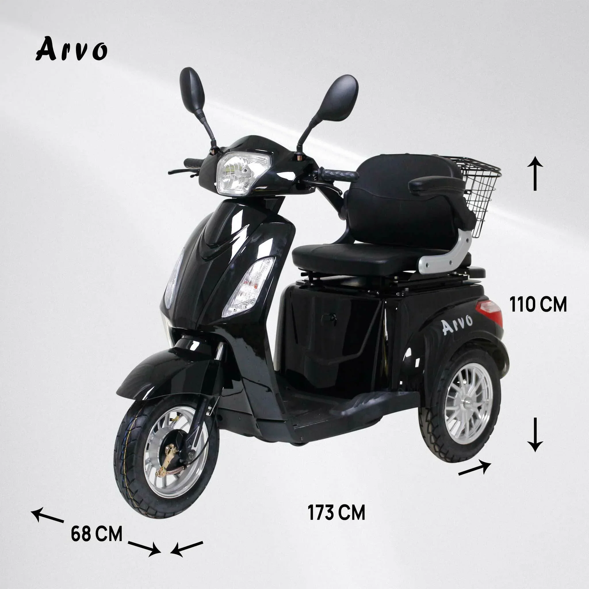 Arvo Seniorenmobil P300 Schwarz