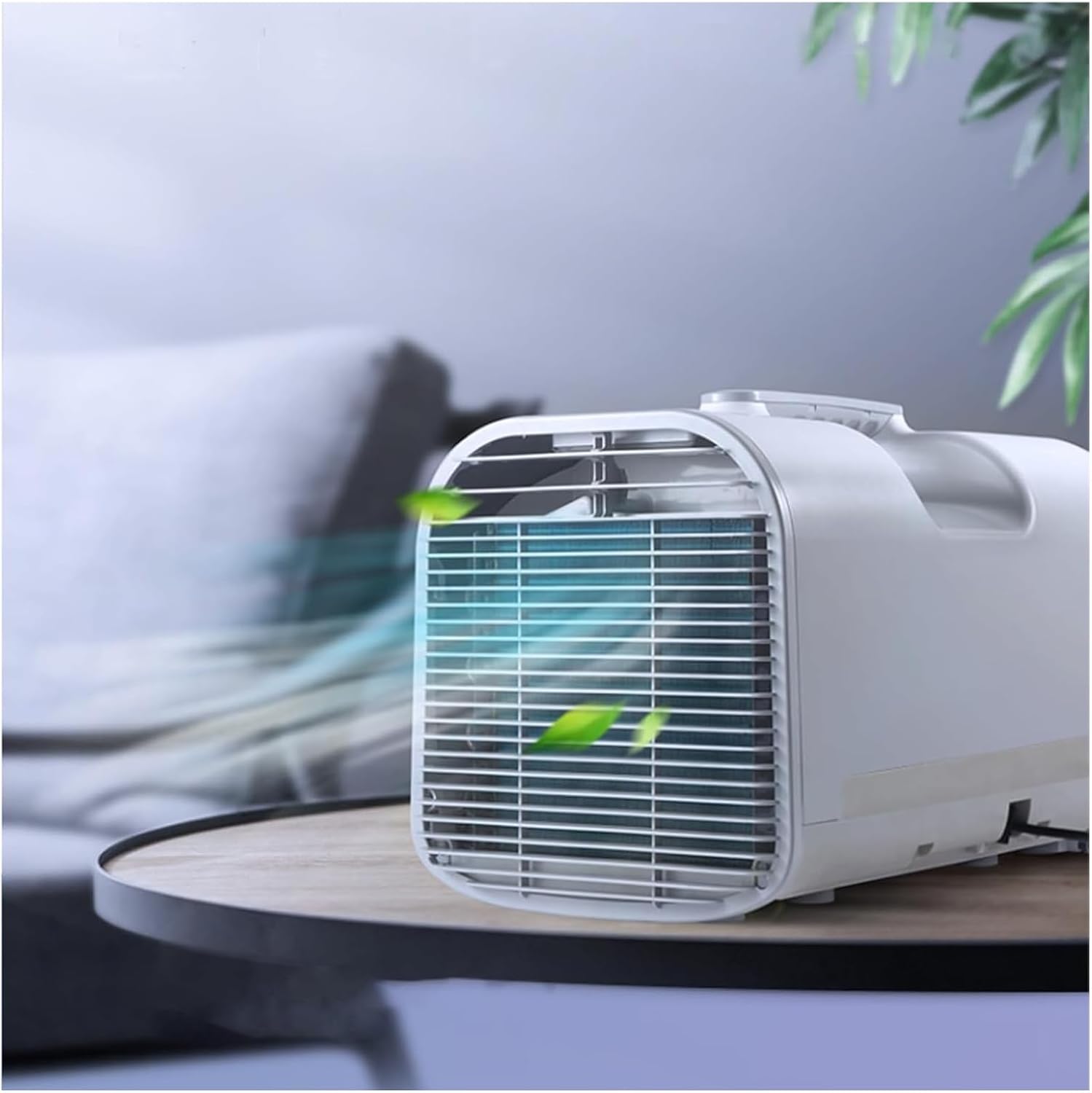Aire acondicionado portátil, deshumidificador de aire acondicionado de enfriamiento rápido, 5100BTU ac 600W, consumo de energía, mini aire acondicionado portátil para carpa, camper, coche