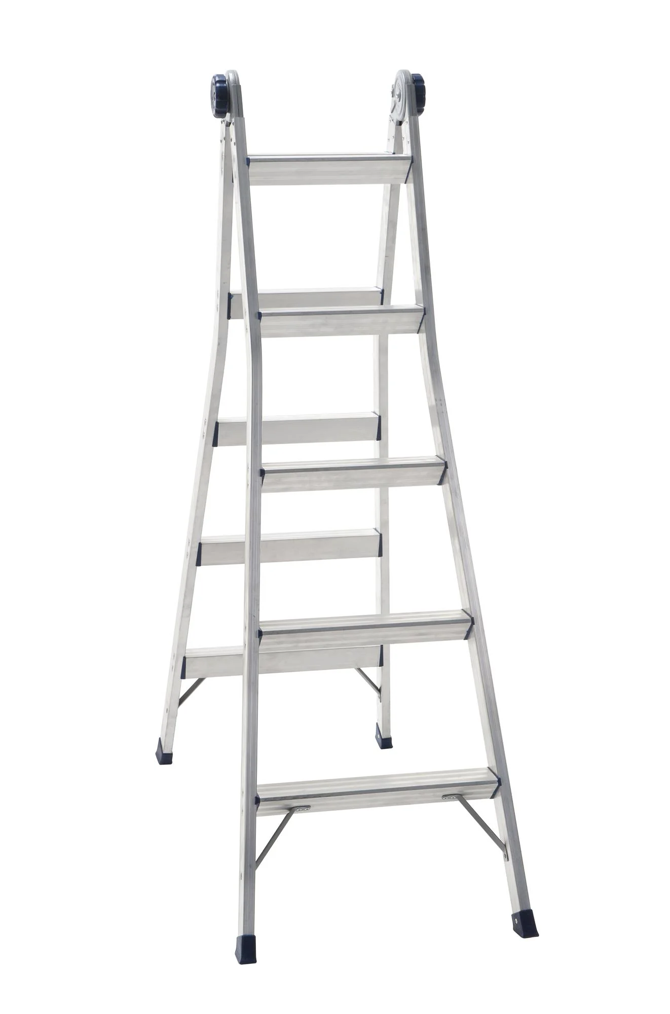 2-in-1 Trap- en Uitklapladder, Bereik 2,64 m