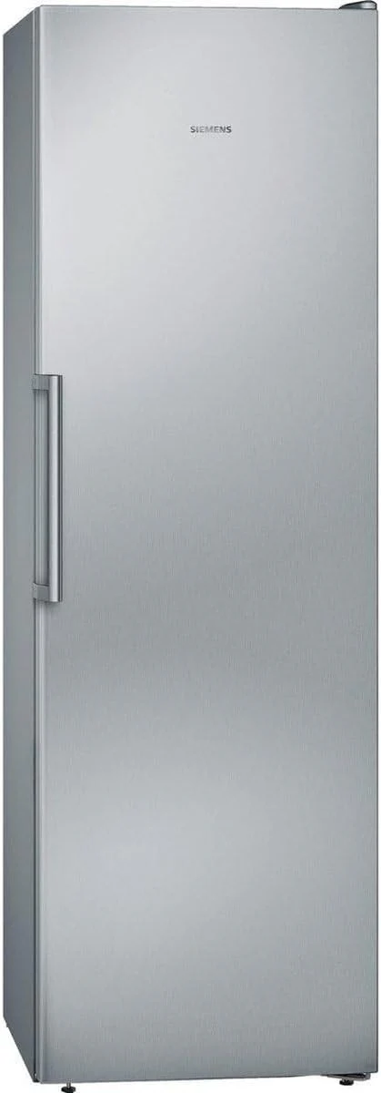 Siemens GS54NAWCV iQ500 Gefrierschrank, 176 x 70 cm, 327 L, noFrost nie wieder abtauen, bigBox Platz für großes Gefriergut, varioZone flexible Glas-und Schubladen, Weiß
