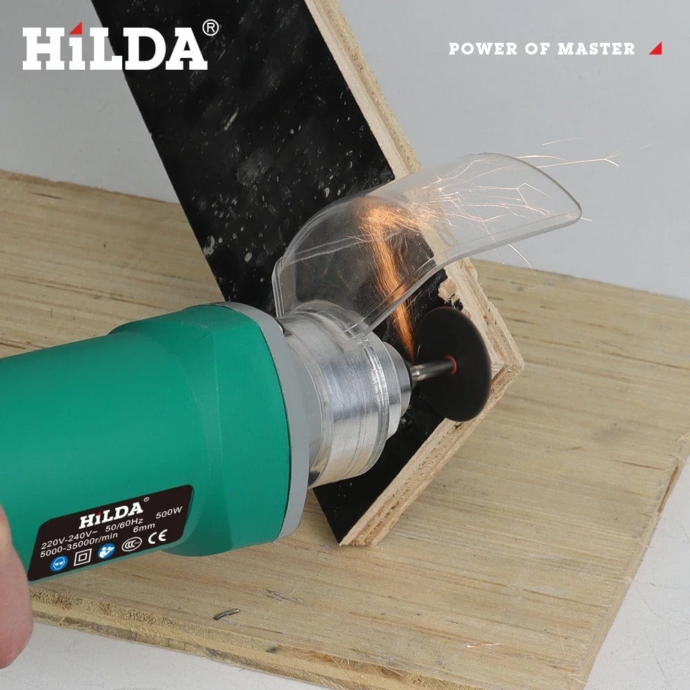 500W Electric Rotary Tool Set Variable Speed Woodworking Engraver and Grinder Kit