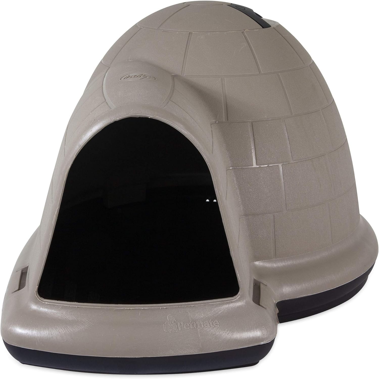 2025 Petmate Indigo Dog House (Igloo Dog House, Made in USA with 90% Recycled Materials, All-Weather Protection Pet Shelter) for XL Dogs -90 to 125 pounds, Made in USA