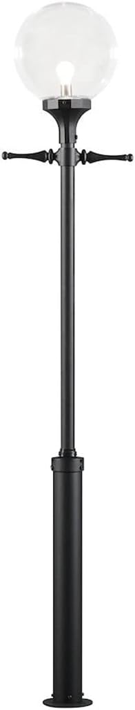 Konstsmide Orion 468-750 Standleuchte / B: 40cm T: 40cm H: 240cm / 1x100W / IP23 / / lackiertes Aluminium / matt-schwarz