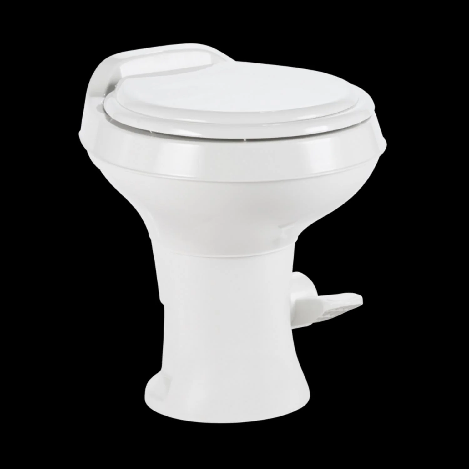 Dometic 302300071 300 Series Standard Height Heavy Duty Plastic RV Toilet. White