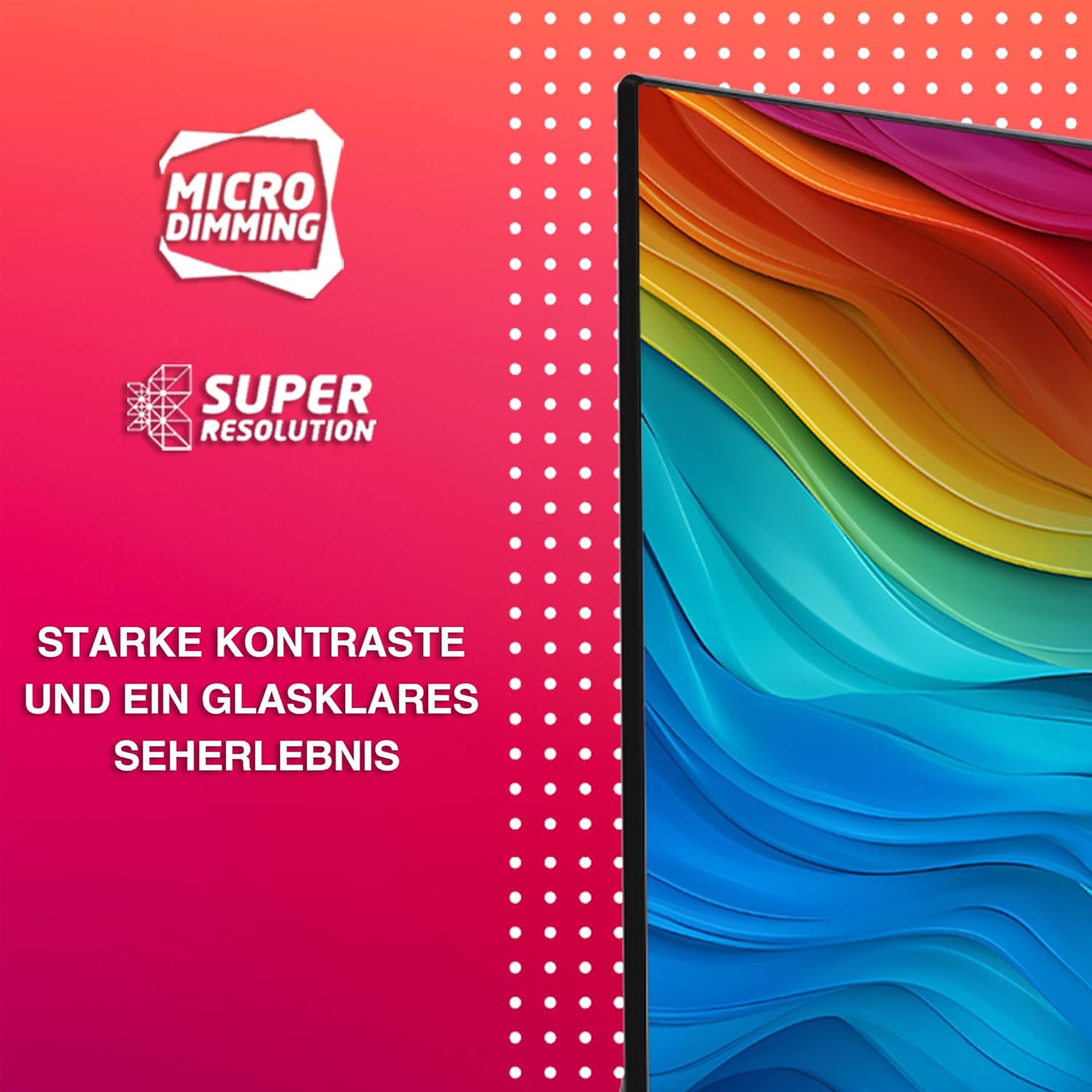 TELEFUNKEN QLED TV 32 Zoll Fernseher Full HD Android Smart TV (HDR, Triple-Tuner, Bluetooth) QF32AN750S