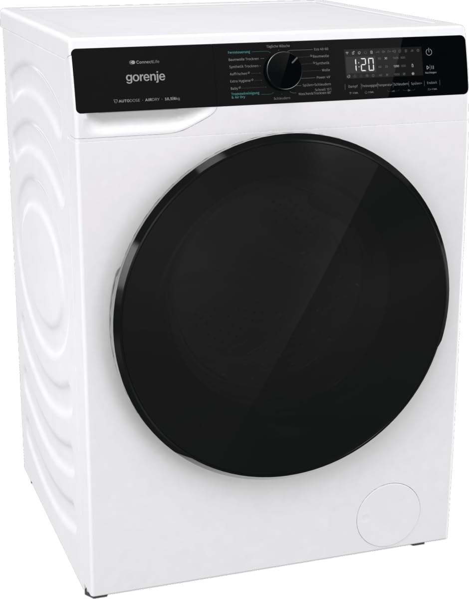 Gorenje Waschtrockner Waschmaschine 10,5kg SteamTech AllergieCare Stopp Add Go