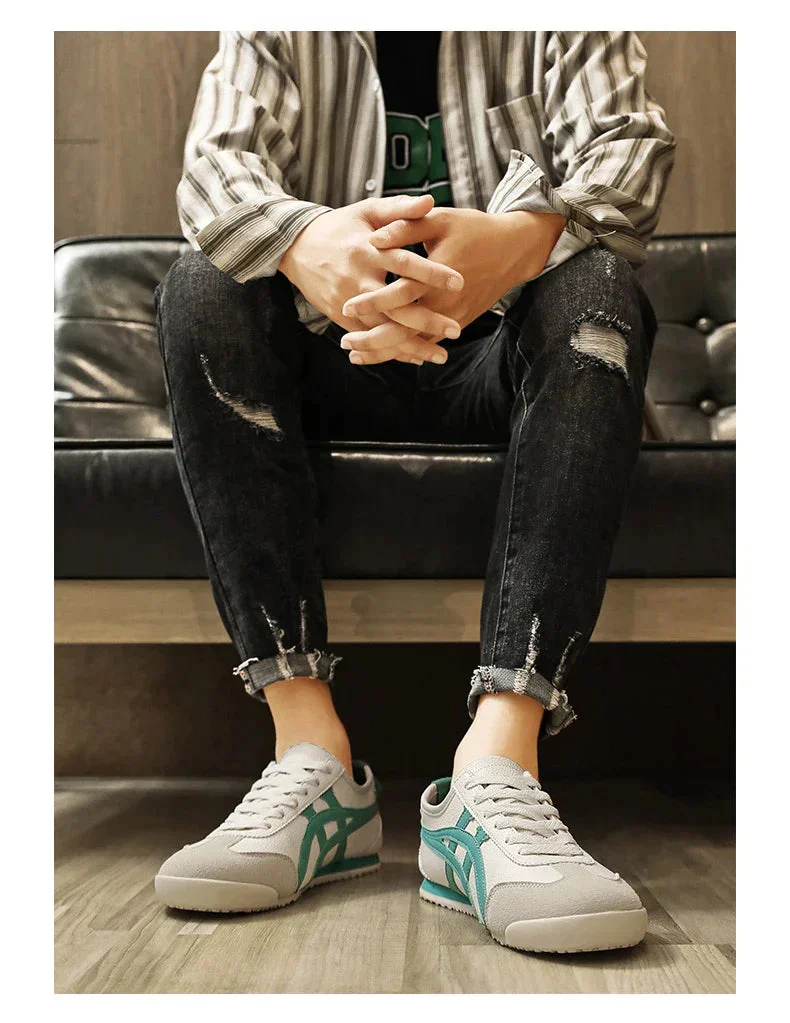 Geometrische Sommer-Sneaker mit Gummisohle f��r Damen und Herren