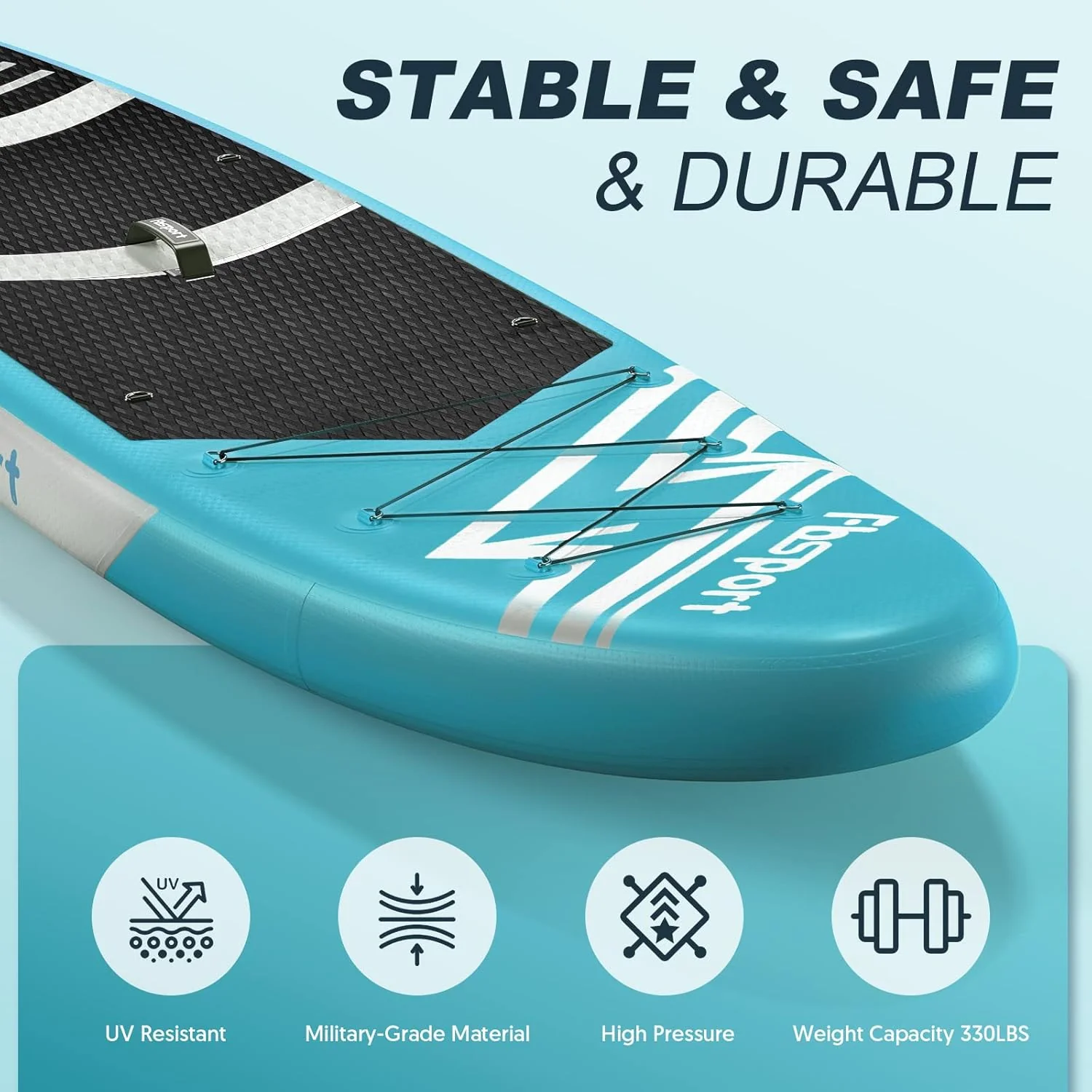Premium-Stand-Up-Paddle-Board, Yoga-Board mit strapazierf?higem SUP-Zubeh?r und Tragetasche | Breiter Stand, Surf-Kontrolle, rutschfestes Deck, Leine, Paddel und Pumpe f��r Jugendliche und Erwachsene