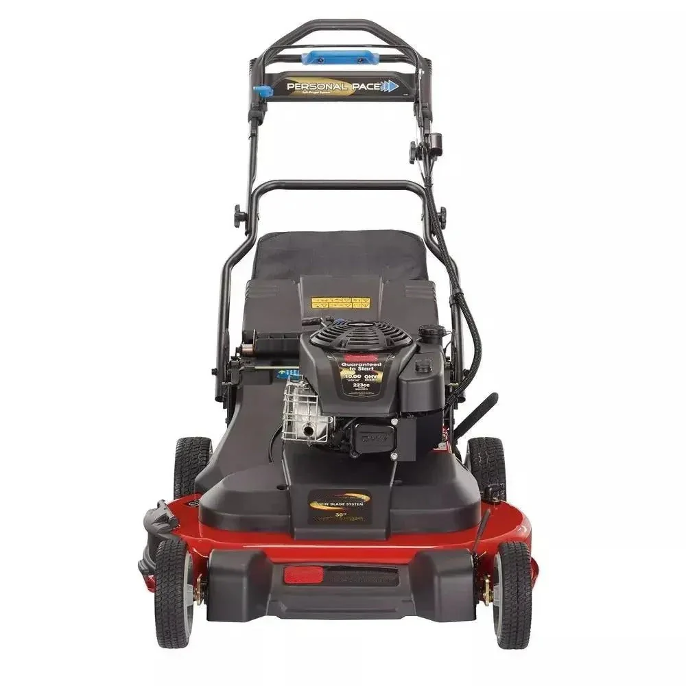 30-inch self-propelled petrol lawnmower with personal speed
