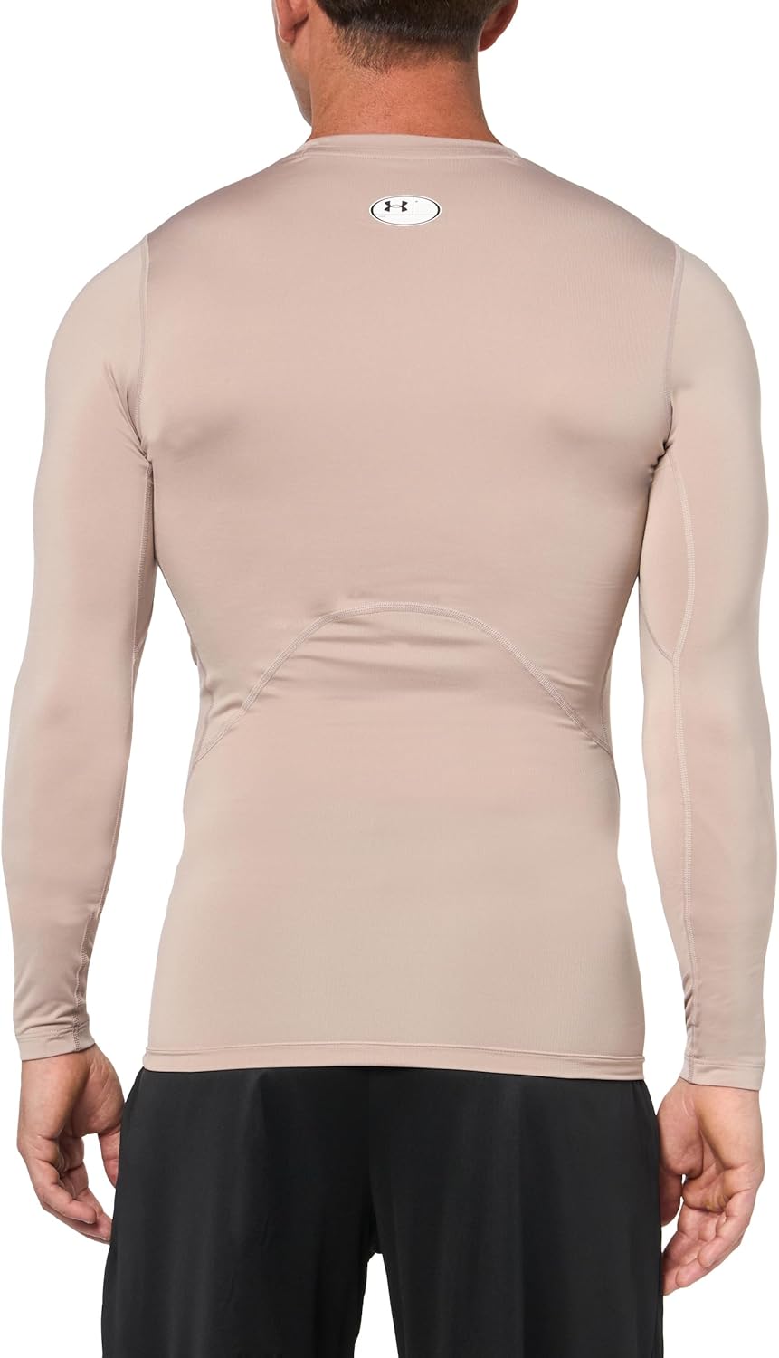 Under Armour Men's Ua Hg Armour Comp Ls Long-Sleeve Sports Top, Breathable Long-Sleeved Top for Men (Pack of 1)