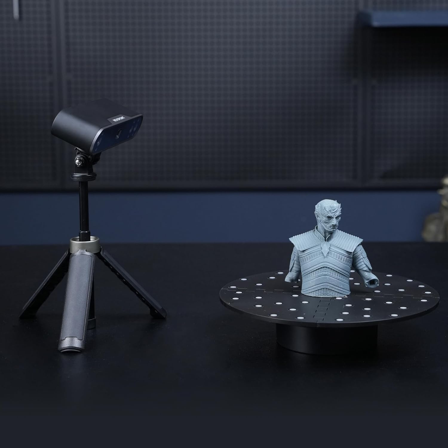 Revopoint INSPIRE 3D-Scanner für 3D-Druck handgeführter, tragbarer 3D-Scanner mit bis zu 18 FPS Scangeschwindigkeit, 0,2 mm Genauigkeit, vollfarbiges 3D-Scannen Kompatibel mit Android/iOS/Mac/Win