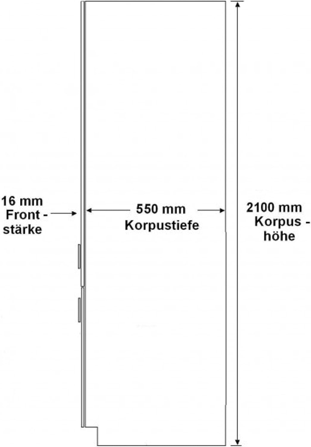Kuechen-preisbombe Küche Artisan Cappuccino 250 cm Küchenzeile Hochglanz Küchenblock Einbauküche