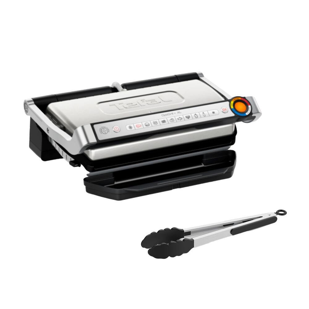 Grill elektryczny Tefal Optigrill +XL, 2000 W, srebrno-czarny