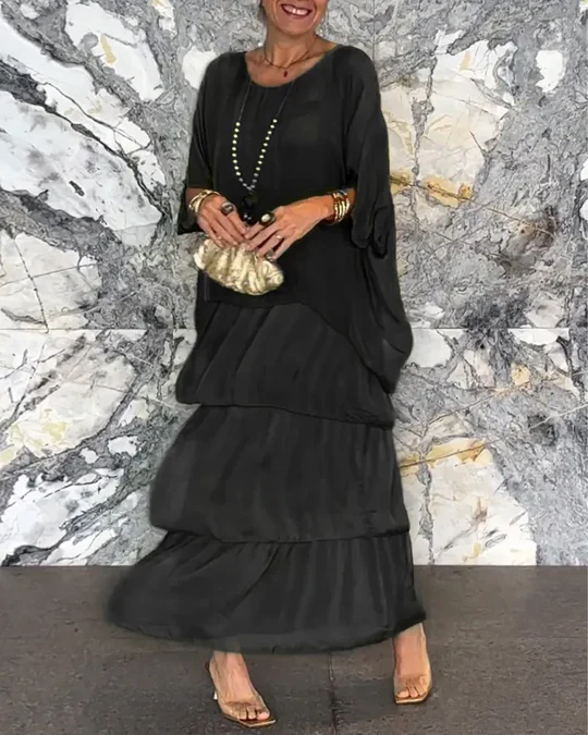 Maxikleid f��r Damen mit lockerer Passform und elegantem Alltagslook