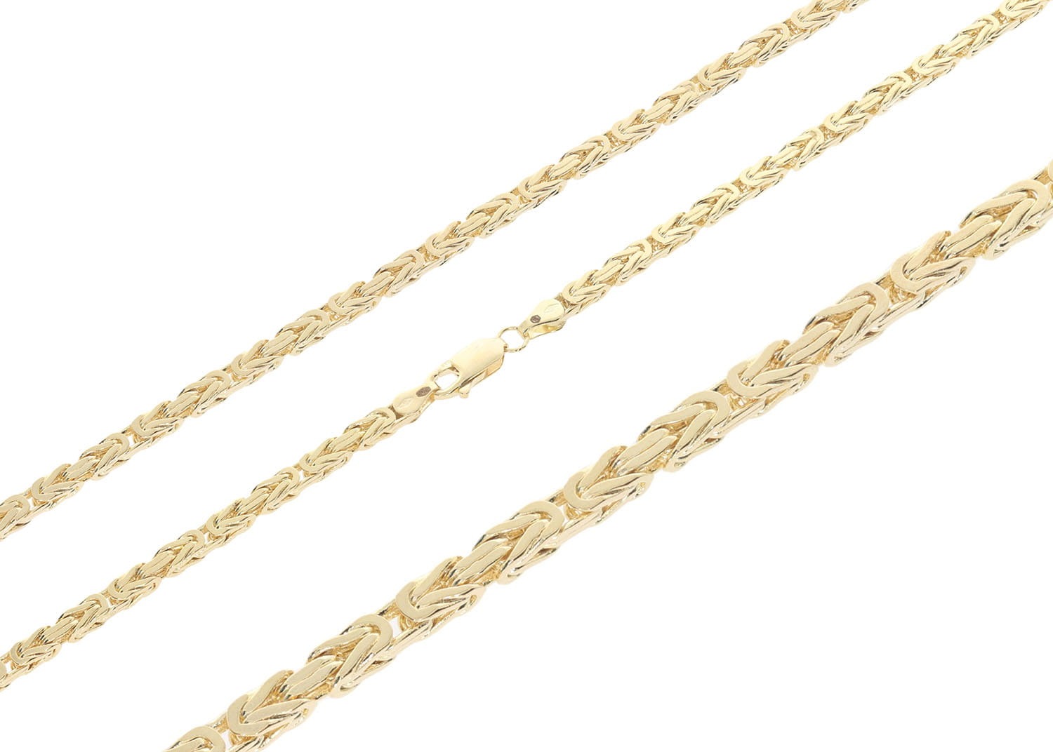 Złoty łańcuszek pełny królewski Próby 585