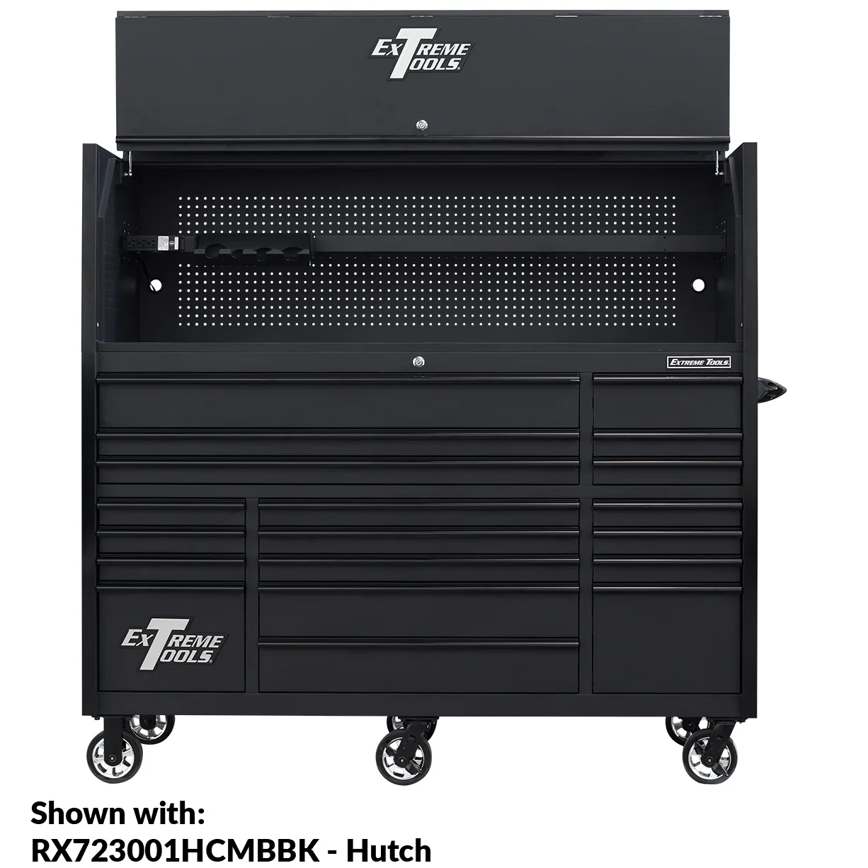 Extreme Tools RX250 Series 72-in x 30-in Roller Cabinet �� 19-Drawer �� 250 lb Drawer Slides