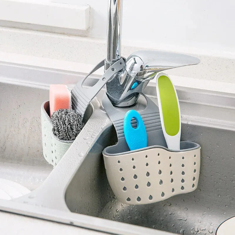 Sink Basket | Maak elke gootsteen rommelvrij met dit draagbare afdruiprek!