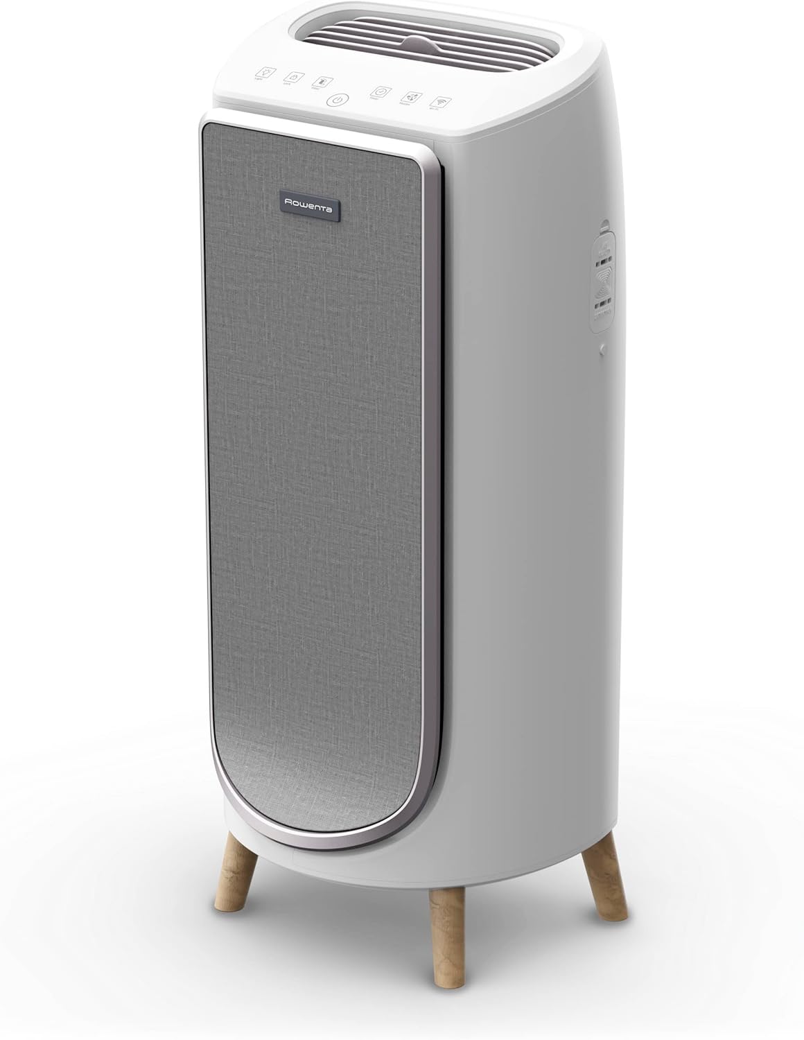 Rowenta PU6180 Intense Pure Air Home Luftreiniger | HEPA-Luftfilterung | filtert Formaldehyd | CADR 360 m3/h | Reine Luft-App | 4 automatische Modi | weniger als 32 dB(A) | Weiß/Textilfinish