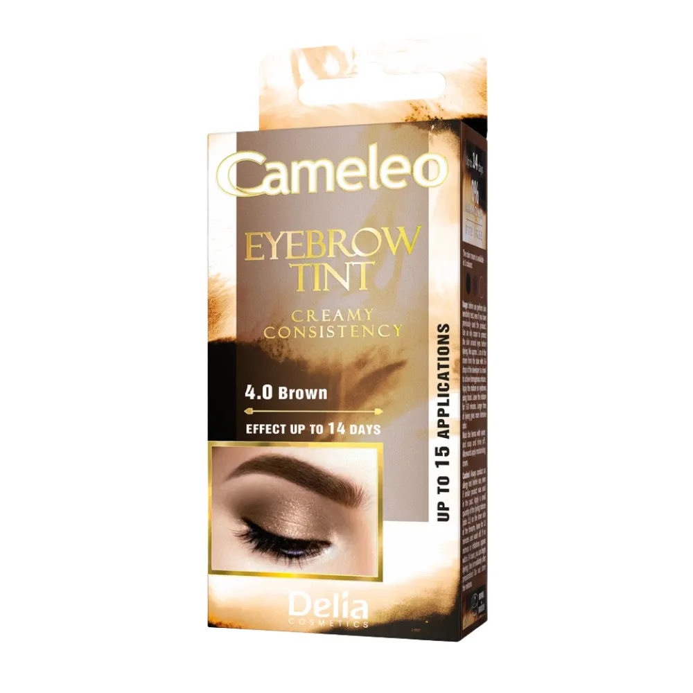 Delia Cameleo Cream Henna Eyebrow Tint Set a?? Black/Brown 15ml | Pore Minimising & Long-Lasting