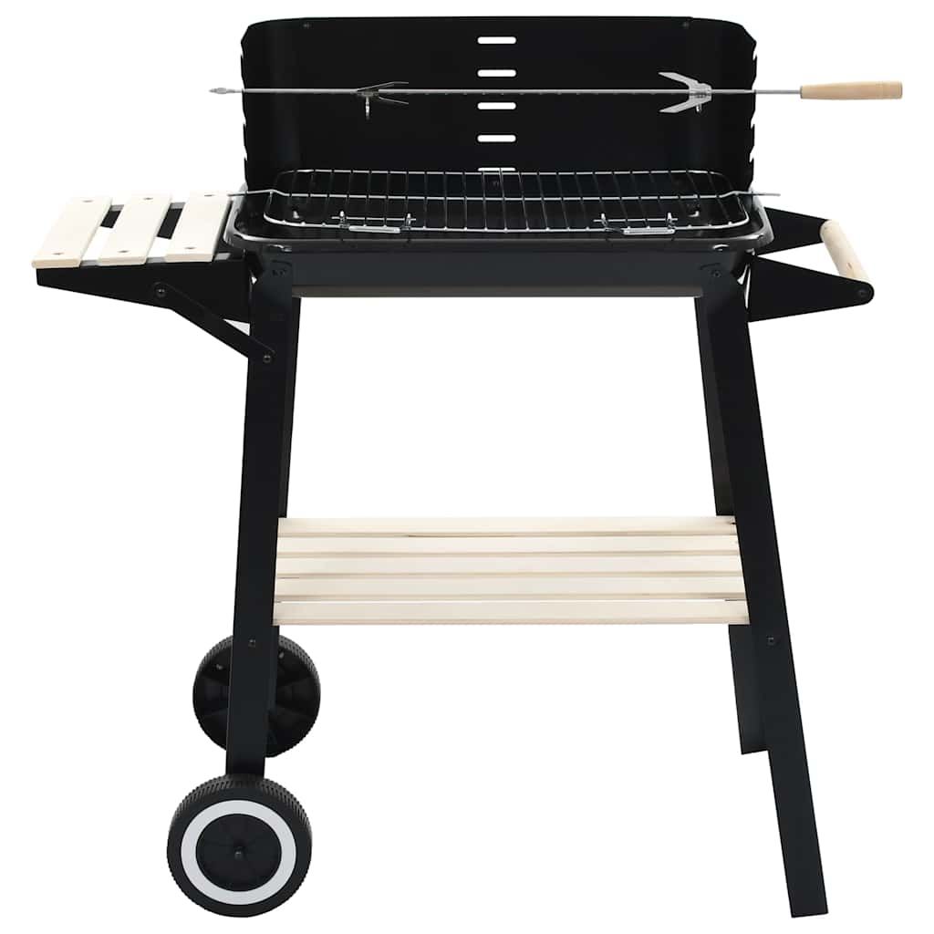 Grill węglowy VidaXL z kółkami