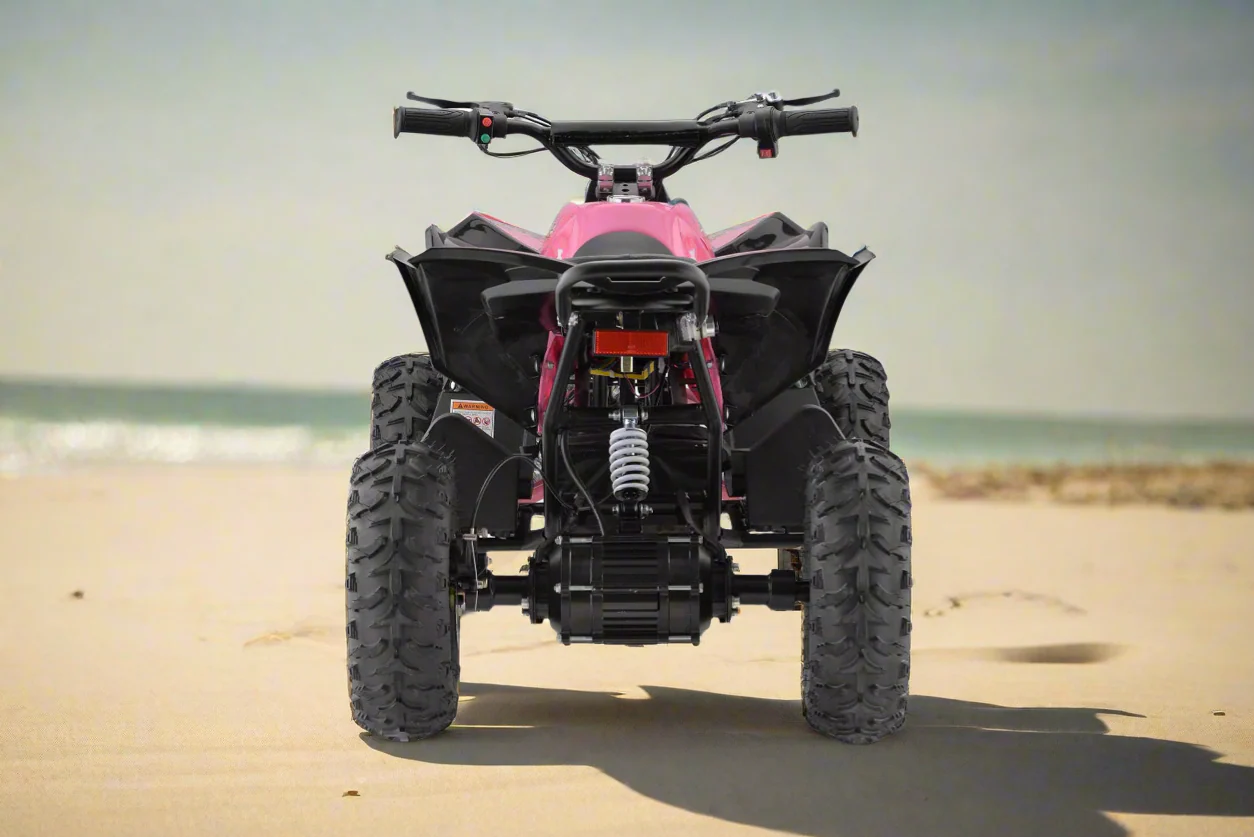 Kids Neo Outlaw 1060W Brushless Shaft Driven Quad Bike In Pink