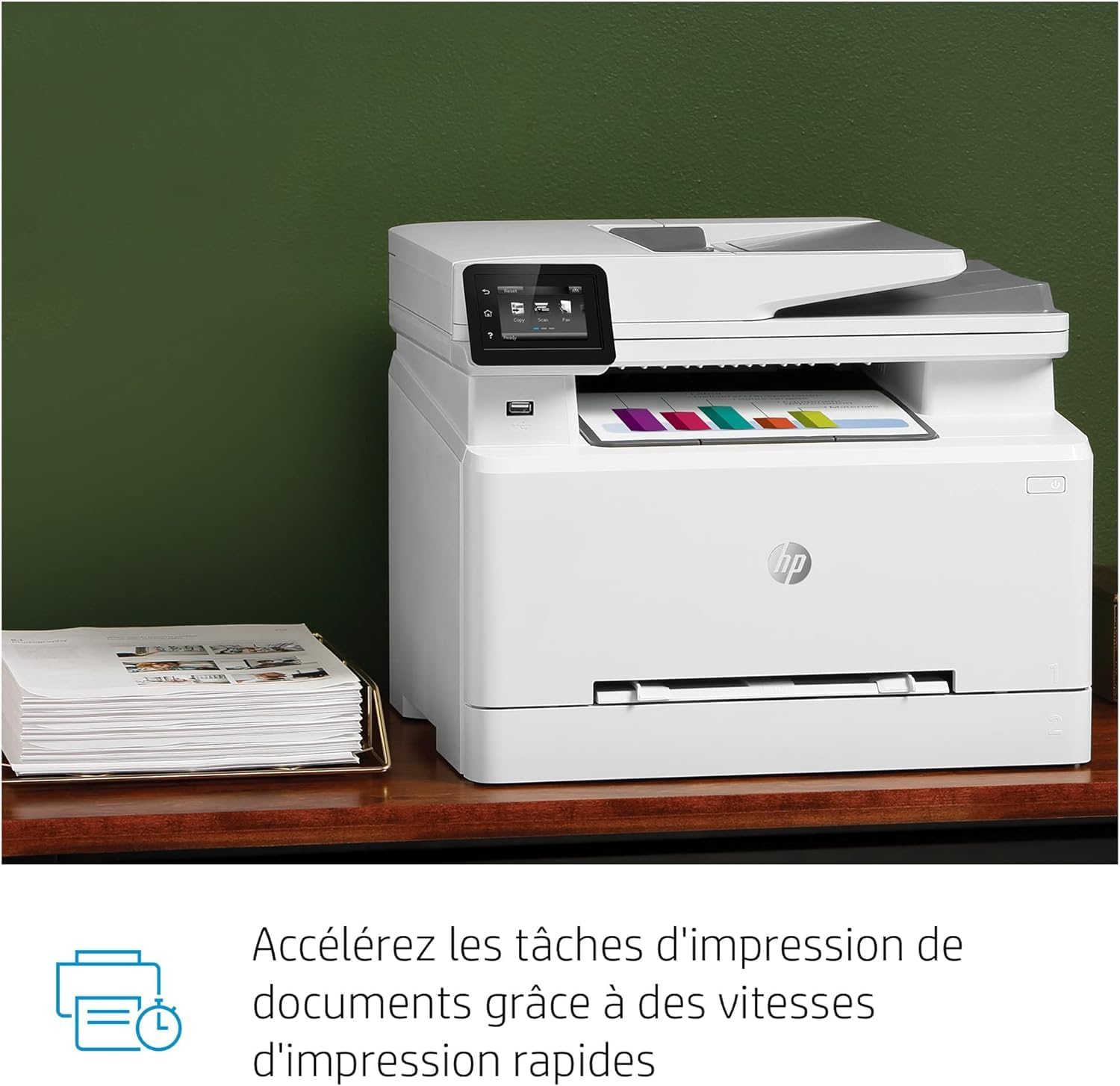 HP Color LaserJet Pro MFP 3302fdwg Multifunktions-Farblaserdrucker, Fax, Automatischer beidseitiger Druck, Touchscreen, Wi-Fi, Ethernet, USB, HP Wolf Pro Security