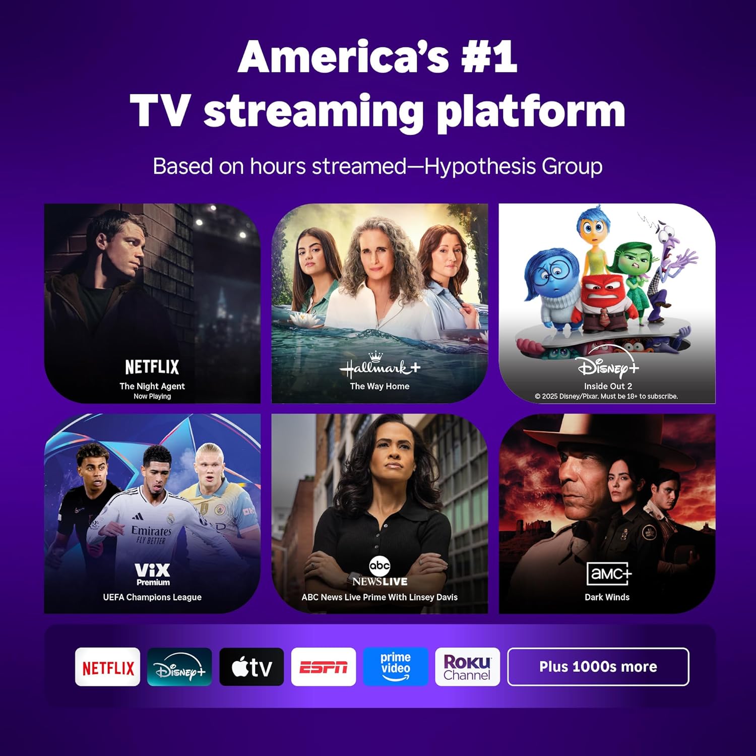 Roku 50 Select Series 4K HDR Smart TV with Voice Remote